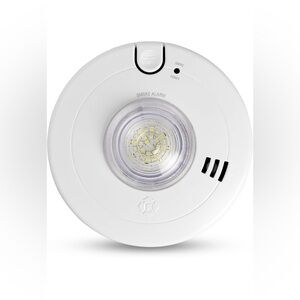 First Alert SM110LED-AC, Hardwire Smoke Alarm with LED Strobe & 10-Year Battery